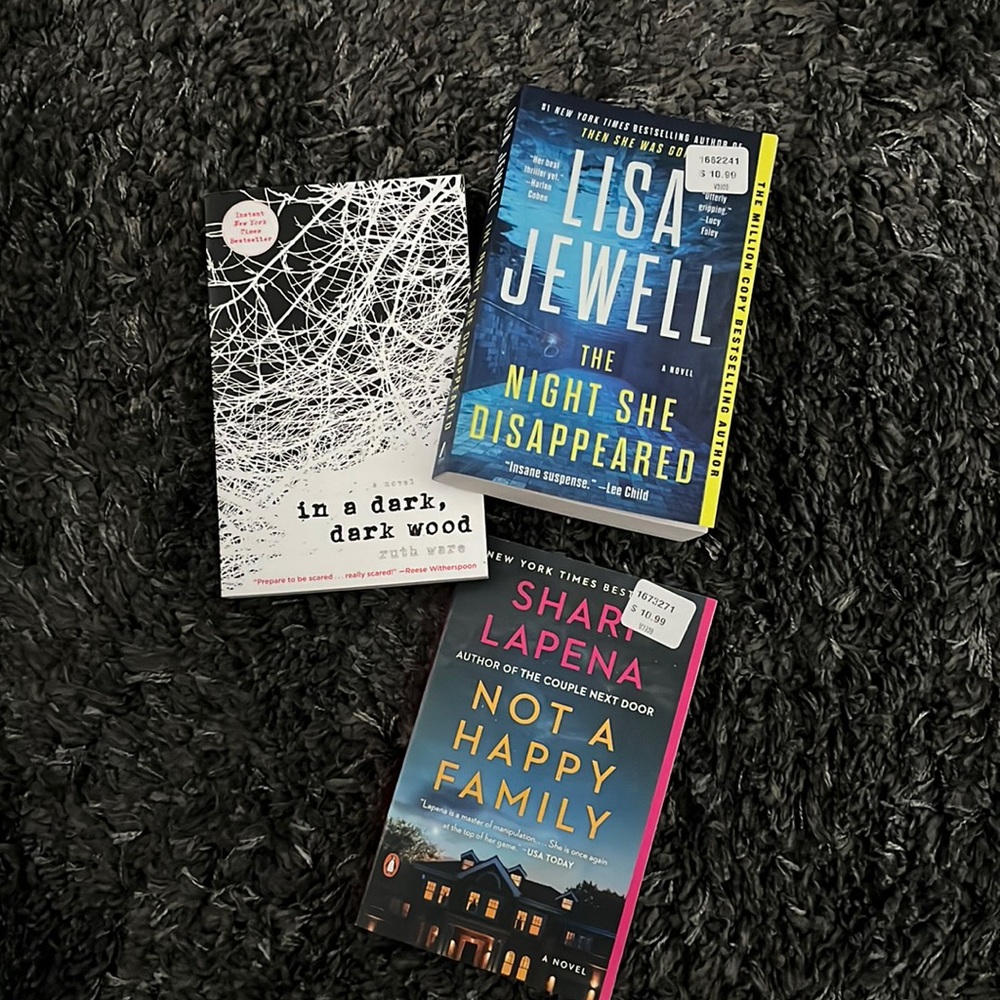 Paperback book bundle: three best selling authors